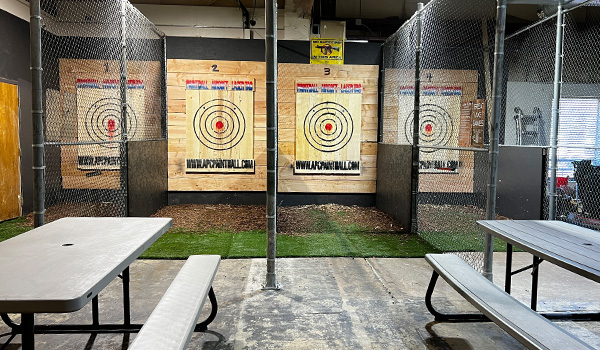 Axe throwing lanes in Colorado Springs